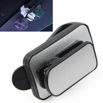 Sun Visor Clip Holder for Car - Fit Glasses, Sunglasses, Eyeglass Cards - Black