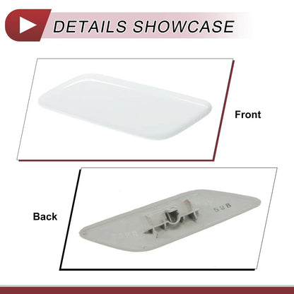 Front Left Washer Nozzle Cover for Honda CR-V 2015-2017 - White 1 x Cap