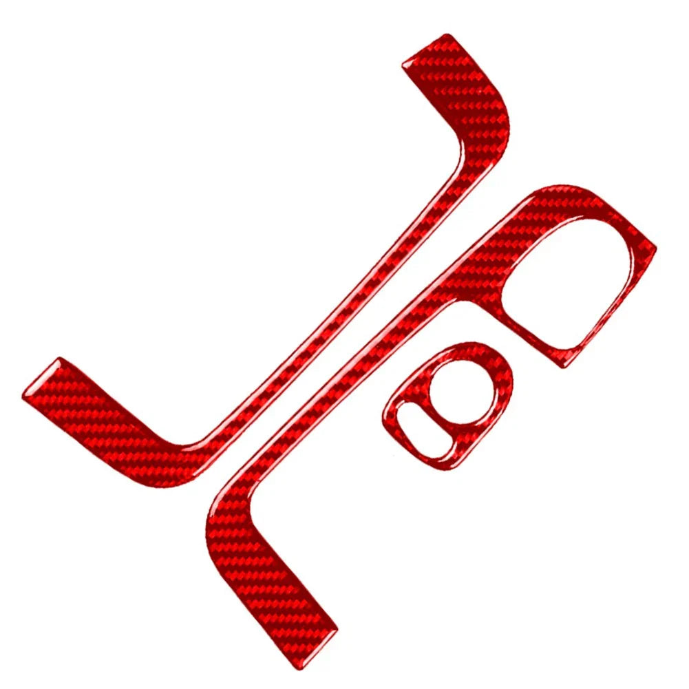 Carbon Fiber Door Armrest Handle Trim for Fiat 500 (2012-2015)