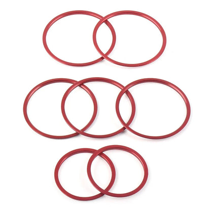 AC Air Vent Outlet Inner Ring Cover Trim  Red for Mercedes Benz C Class (2015-2021)