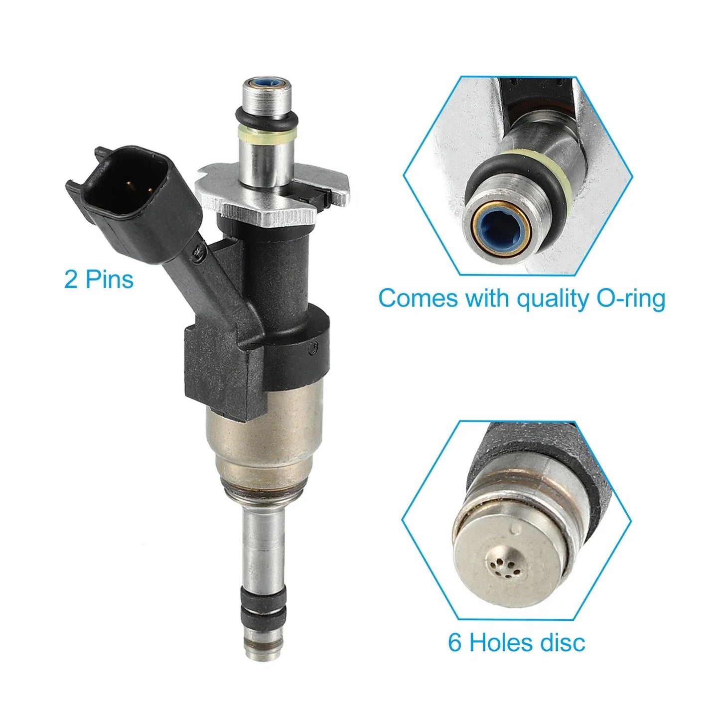 8 Pcs Fuel Injector Nozzles for Chevy Silverado 1500 4.3L 5.3L (2014-2018)