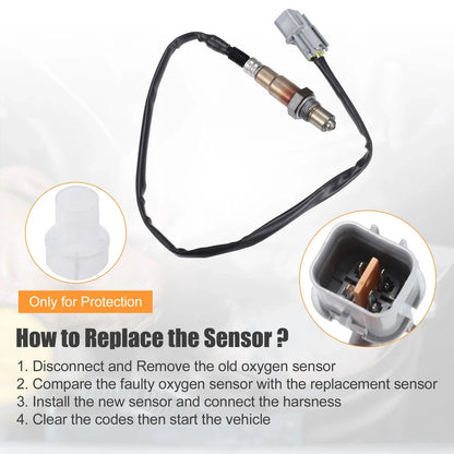 Rear Downstream Oxygen Sensor for Hyundai Veloster 1.6L L4 Gas (2012-2017)