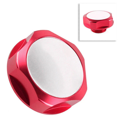 Red Engine Oil Filler Cap & Fuel Tank Cover for Nissan Models