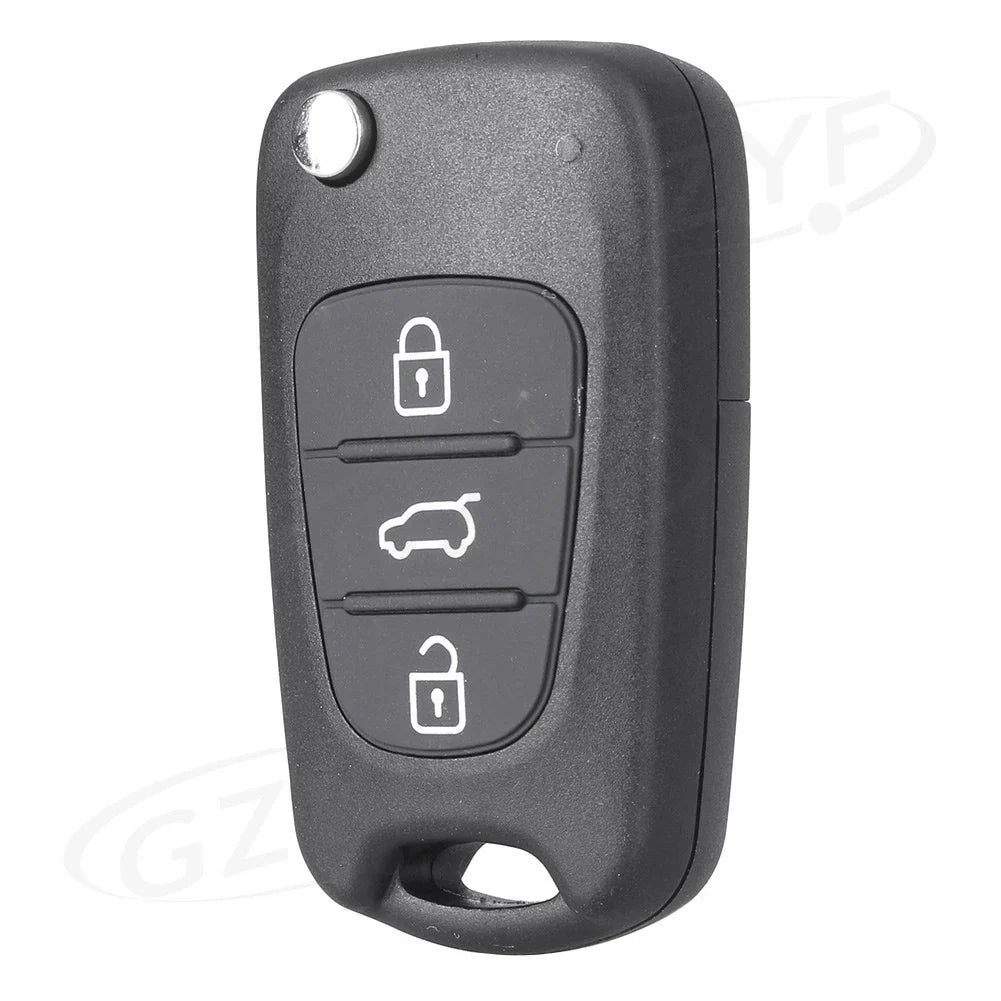 3-Button Remote Key Fob Shell Cover for KIA K2 K5 (2011-2020)