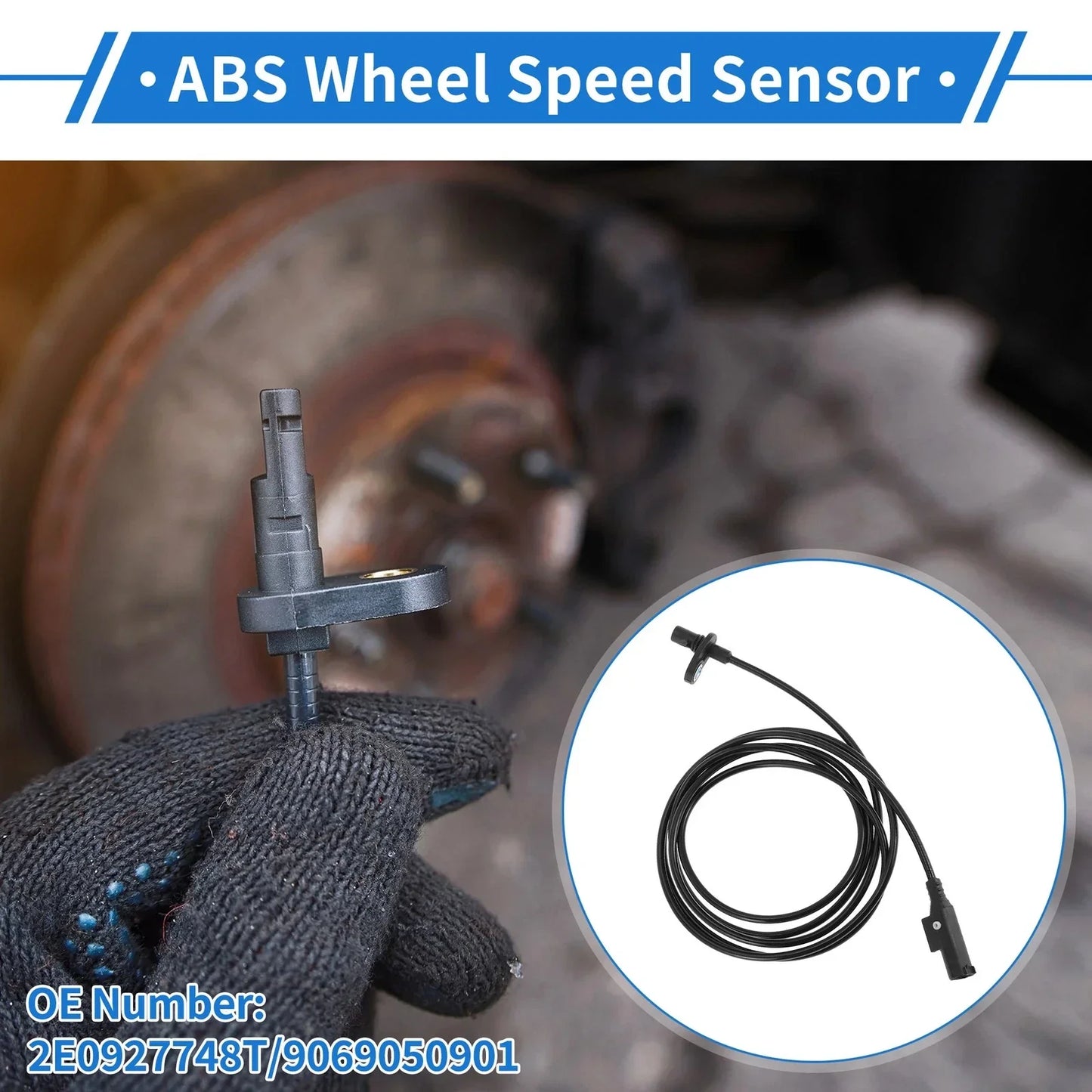 ABS Wheel Speed Sensor for Mercedes-Benz Sprinter 3500 (2007-2018)
