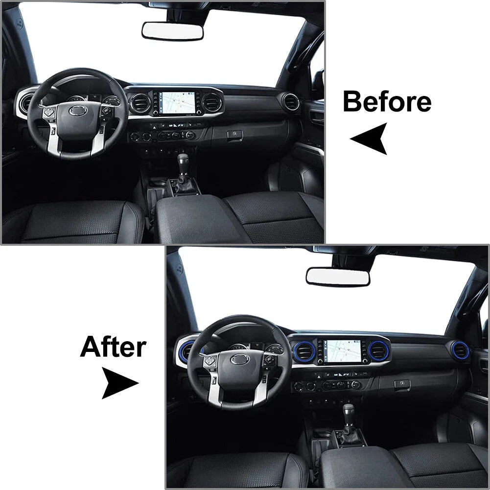 AC Outer Vent Rings Trim Covers for Toyota Tacoma (2016-2022)