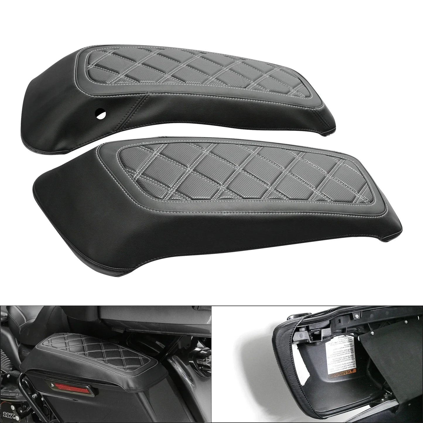 Saddlebag Lids Covers for Harley Touring Road King (2014-2023)