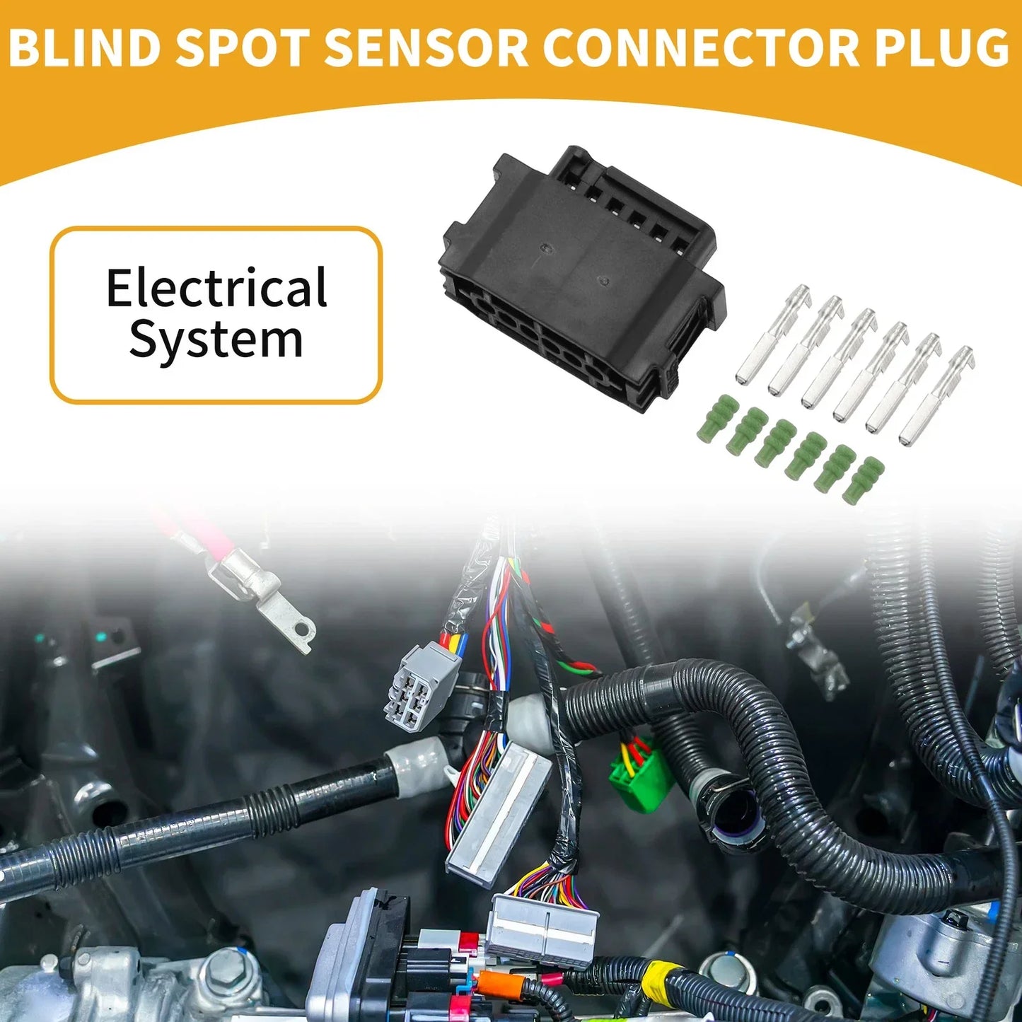 6 Pin Blind Spot Sensor Connector Plug for Mercedes-Benz (2015-2023)
