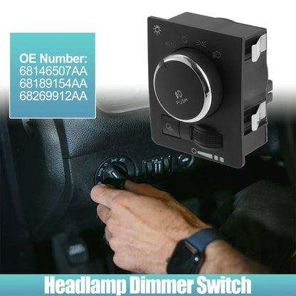 Headlight Dimmer Switch for Ram 68146507AA, 68189154AA (2010-2018)