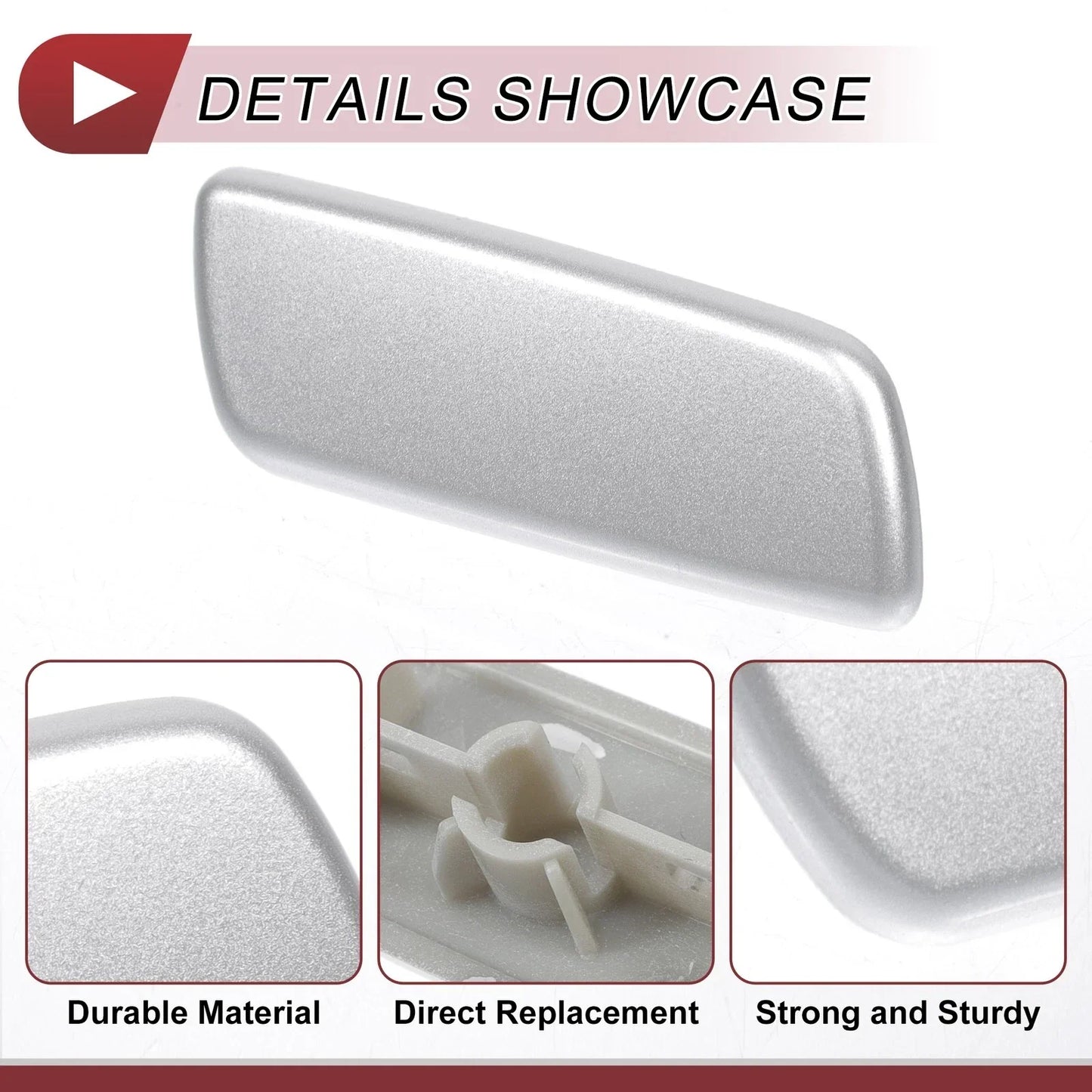 Front Right Washer Nozzle Cover for Lexus RX350 (2010-2013) - Silver Tone 1 x