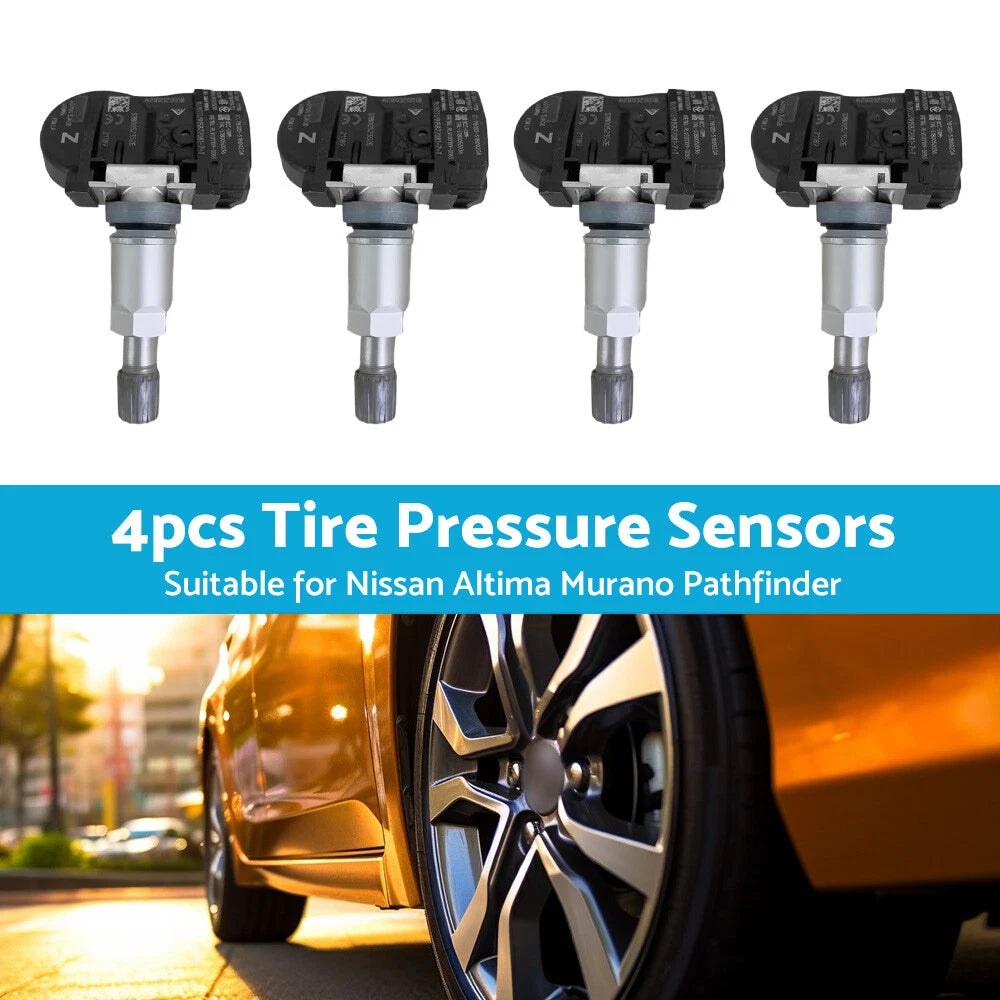 4 x Tire Pressure Sensors for Nissan Altima, Pathfinder (2007-2012)