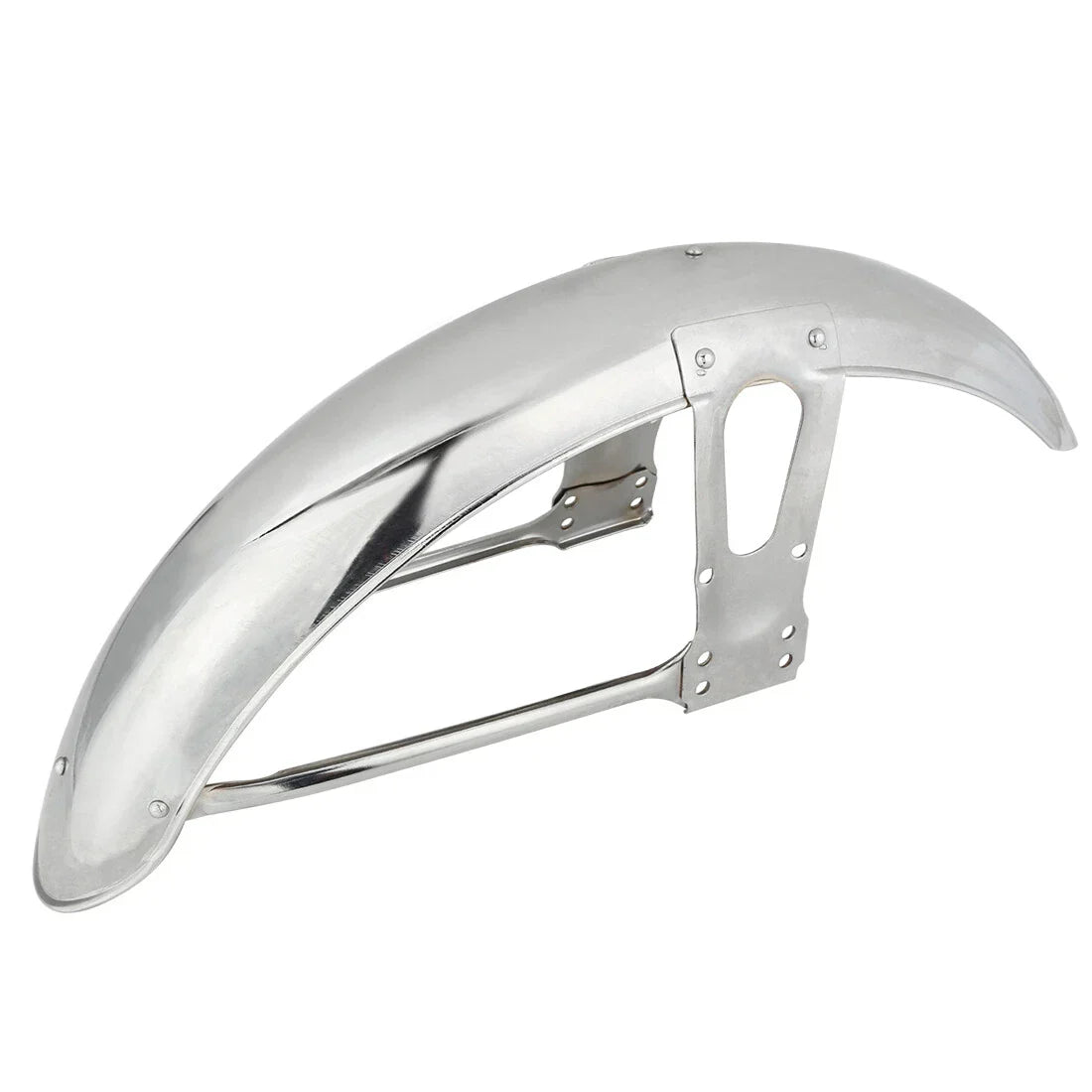 Chrome Metal Front Mudguard for Honda CG125 (2000-2023)
