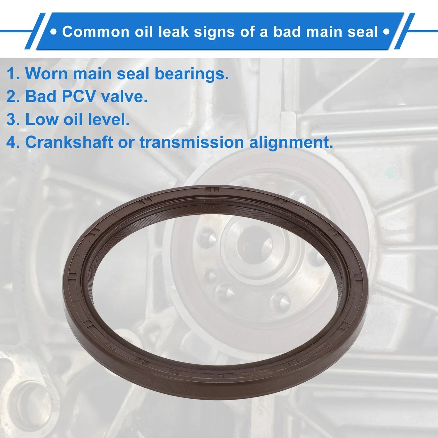 Rear Crankshaft Oil Seal for Hyundai (MD174462, 21443-25000)