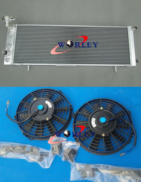 3 Rows Radiator, Shroud & Fans for Jeep Cherokee XJ, Wagoneer (1991-2001)