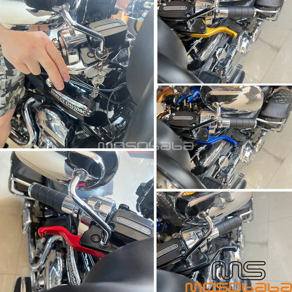 Brake & Clutch Levers Set for Harley Touring CVO Road Glide Street Glide (17-20)