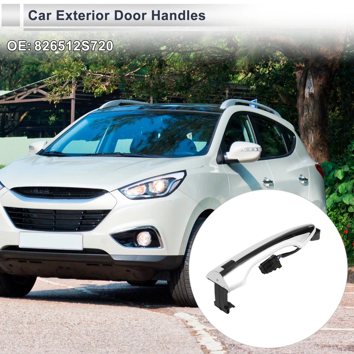 Front Left Exterior Door Handle for Hyundai Tucson (2010-2015)