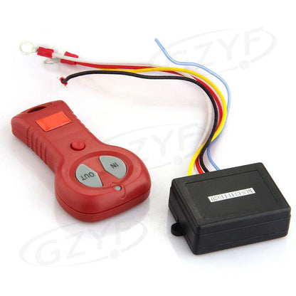 Waterproof Wireless Winch Remote Control Set for Jeep ATV SUV DC12V