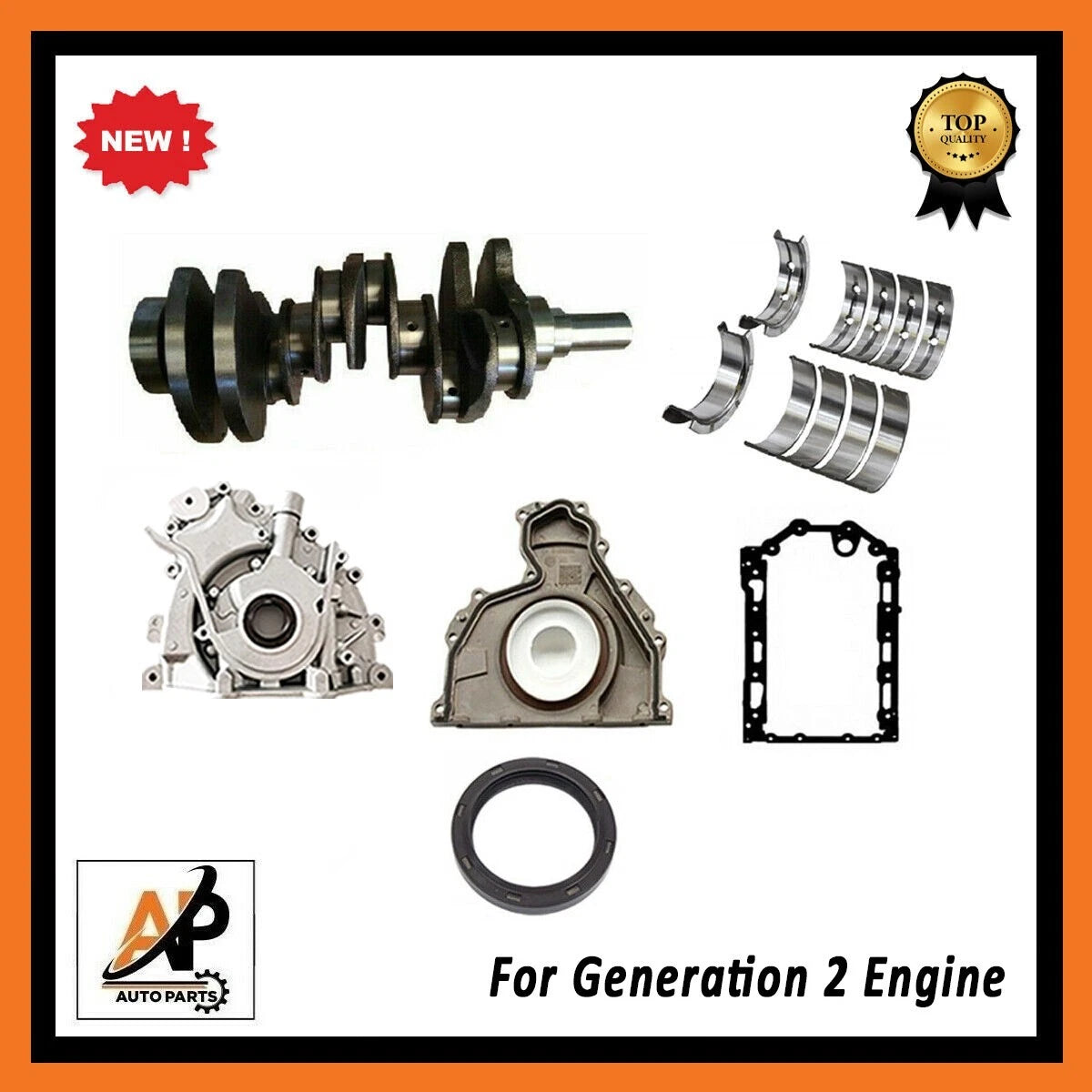 Crankshaft Rebuild Reconditioning Kit NEW for Land Rover Range Rover 3.0 (2002–2012)