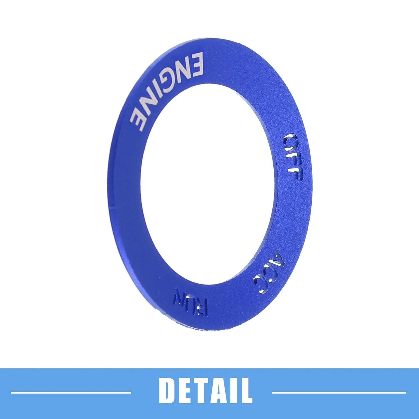 Engine Start Button Sticker for Dodge Charger Challenger Aluminum Alloy Blue