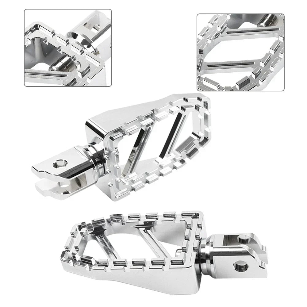 CNC Front Foot Pegs for Harley Softail Fat Boy Low Rider (2018-2023)
