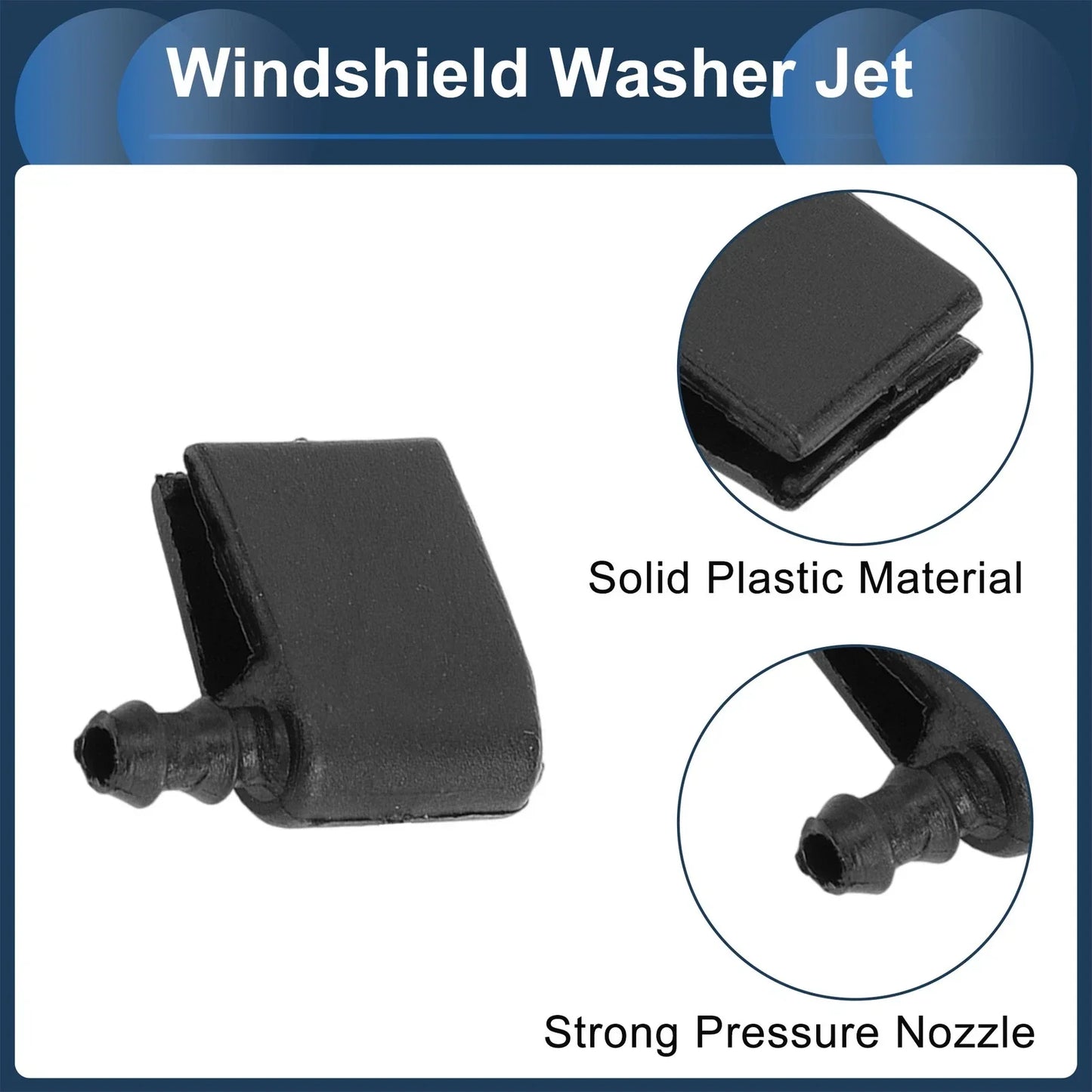 Windshield Washer Nozzle & Hose Connector for Mercedes-Benz (2000-2005)