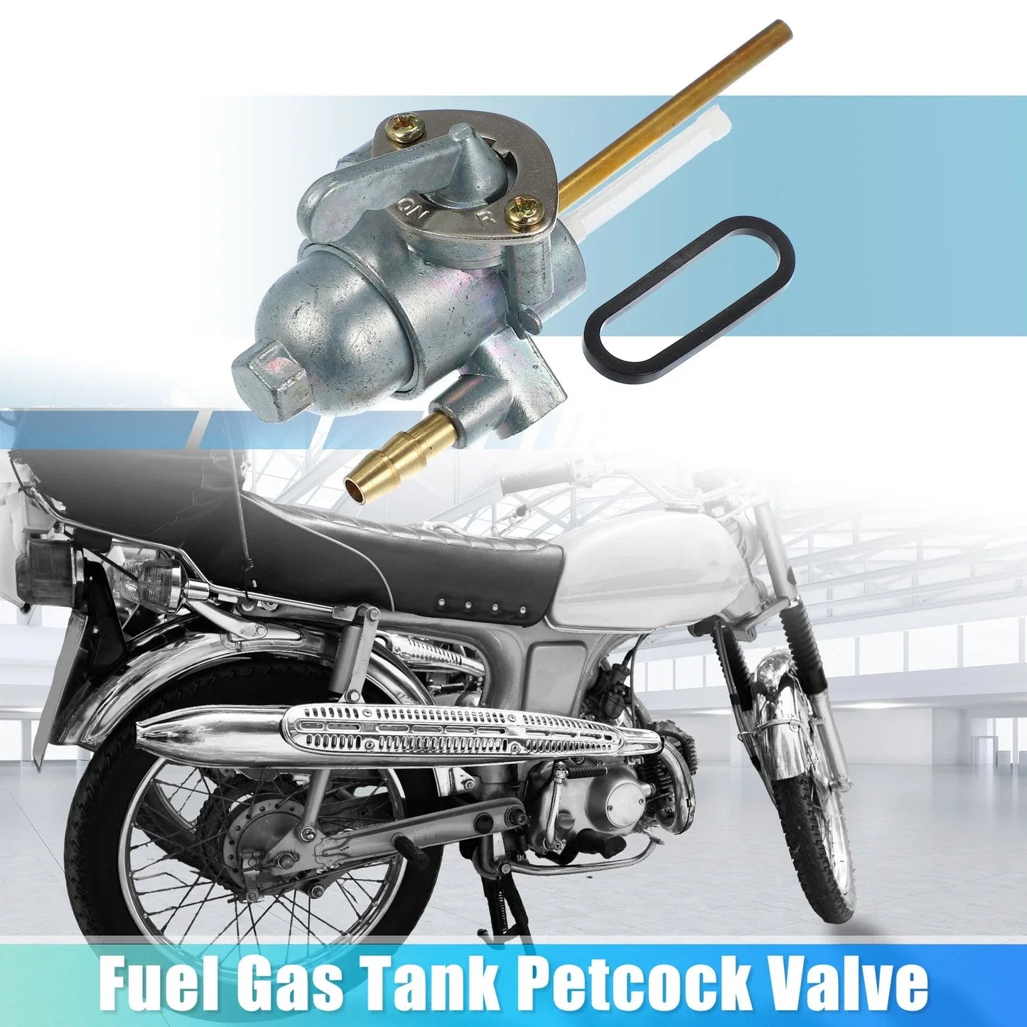 ATV Fuel Gas Tank Petcock Valve for Honda S90 (1965)