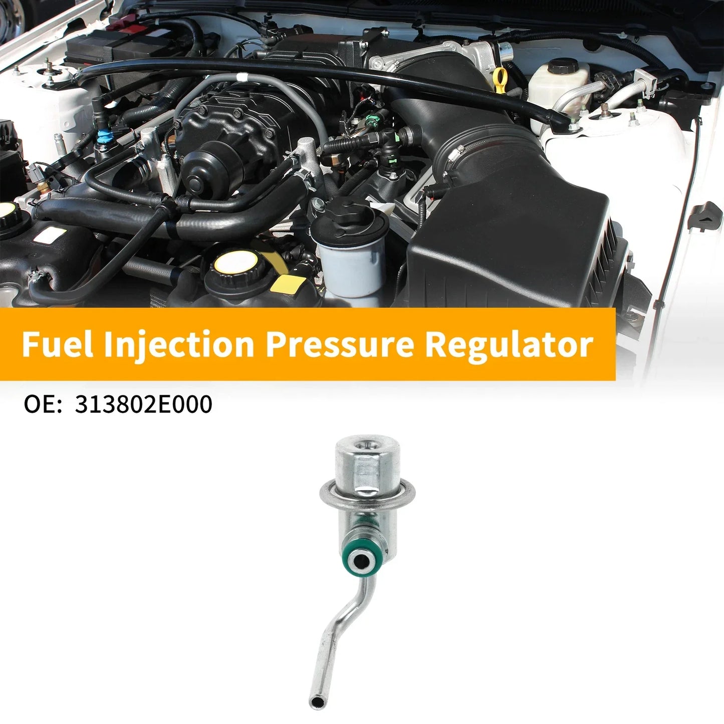 Fuel Pressure Regulator for Hyundai Tucson (2005-2009) 1 x Metal