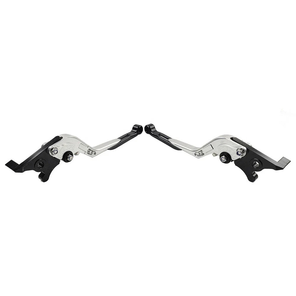 CNC Silver Extendable Brake Clutch Levers for Yamaha FJR 1300, XJR1300 (04-20)