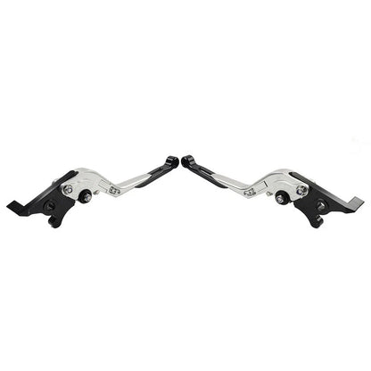 CNC Silver Extendable Brake Clutch Levers for Yamaha FJR 1300, XJR1300 (04-20)