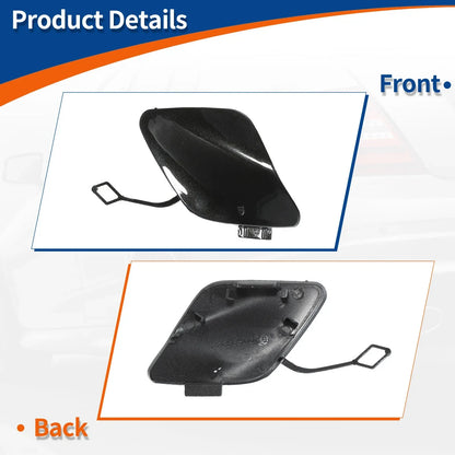 Bumper Tow Hook Cover for Mercedes-Benz S-Class (2014-2023) Black
