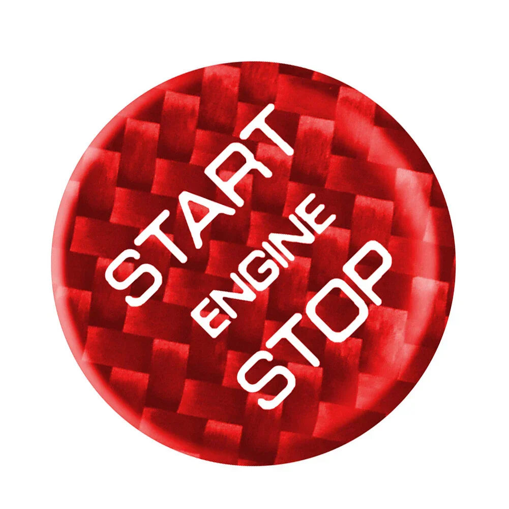 Engine Start Stop Button Trim for Land Rover Discovery Sport (2016-2019) Red
