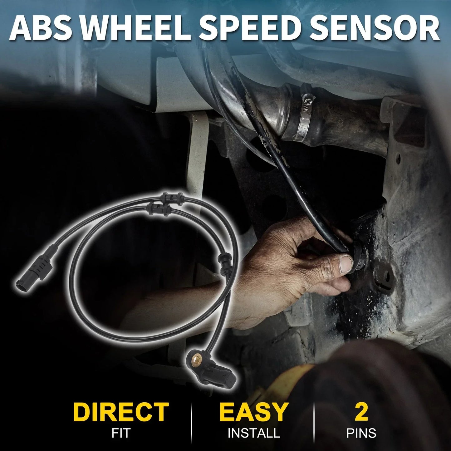 Front Right ABS Wheel Speed Sensor for Mercedes-Benz ML 500 (2000-2005)