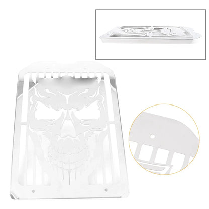 Skull Polished Radiator Grille for Kawasaki Vulcan VN1500 VN1600 (1996-2008)