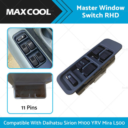 Master Window Switch for Daihatsu Sirion M100, YRV, Mira L500 (2000-2005)