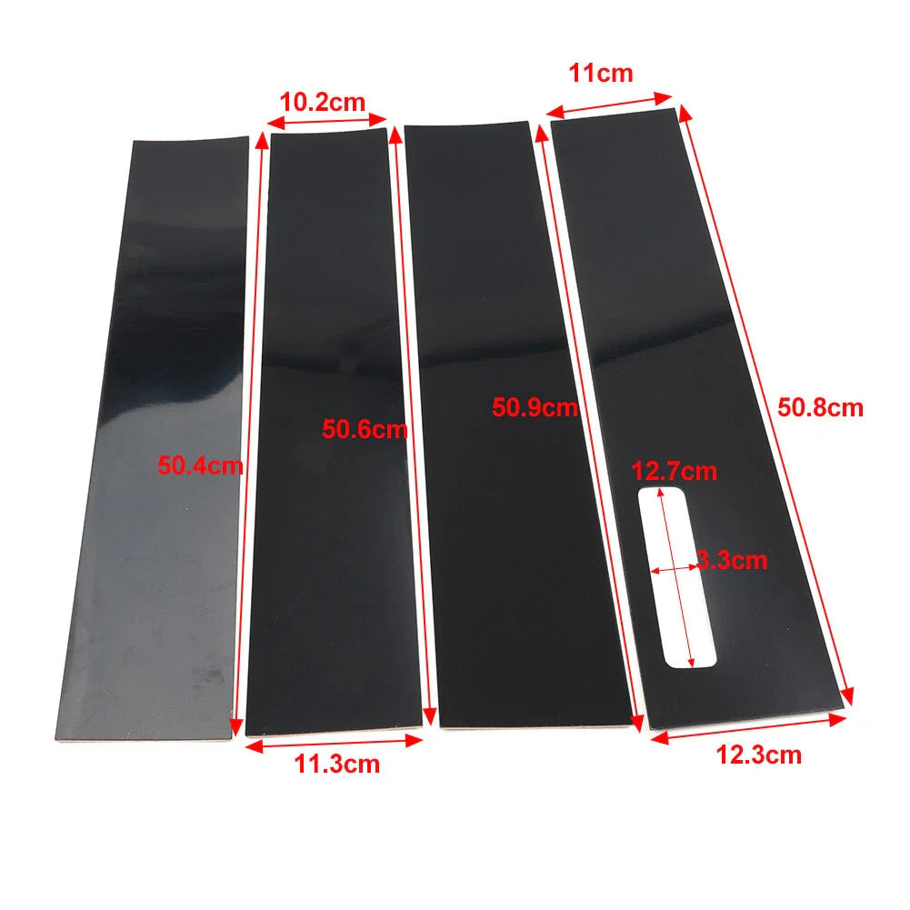 Pillar Post Door Window Trim Covers for Ford F-150 (2015-2022)