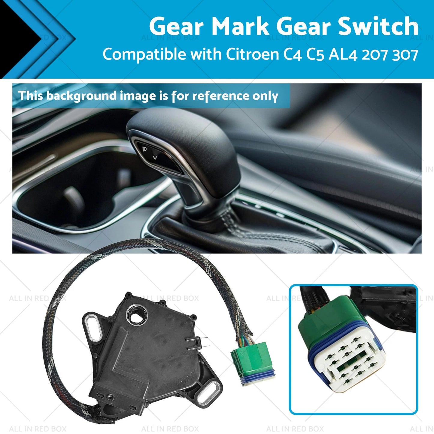 Gear Mark Switch for Citroen C4 C5 AL4 207 307 (2004-2015)