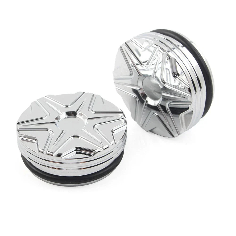 CNC Swingarm Pivot Bolt Covers for Harley V-Rod 2006-2017 ( Covers)