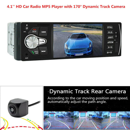 4.1'' HD Car Radio MP5 Player w/ Bluetooth & 170�� Camera