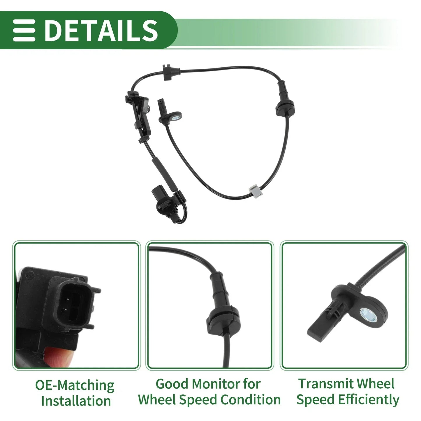 ABS Wheel Speed Sensor for Honda Accord (2018-2021) - 1 Piece