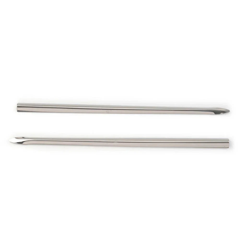 Silver Front Fender Spear Trim for Harley Touring Road King Softail Classic