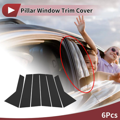 Front Rear Left Right Door Pillar Window Trim for Hyundai Veracruz (2007-2012)