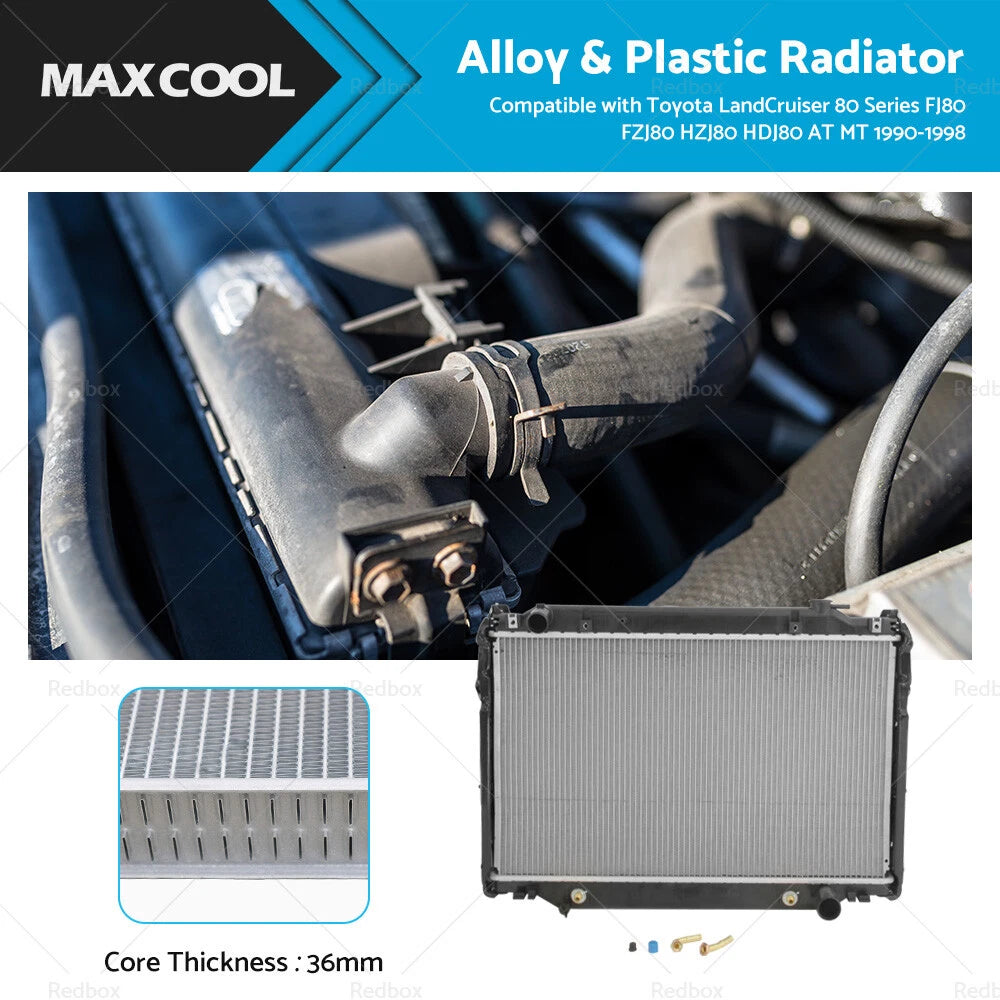 Radiator for Toyota LandCruiser 80 Series FJ80 FZJ80 4.5 V6 (1990-1998)