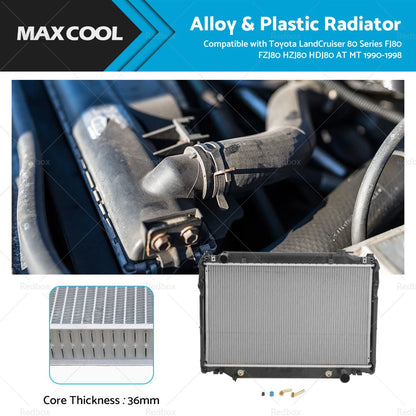 Radiator for Toyota LandCruiser 80 Series FJ80 FZJ80 4.5 V6 (1990-1998)