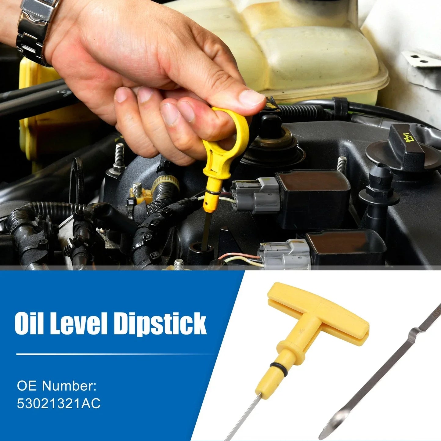 Engine Oil Level Indicator Dipstick for Dodge 1500 (2019-2023)
