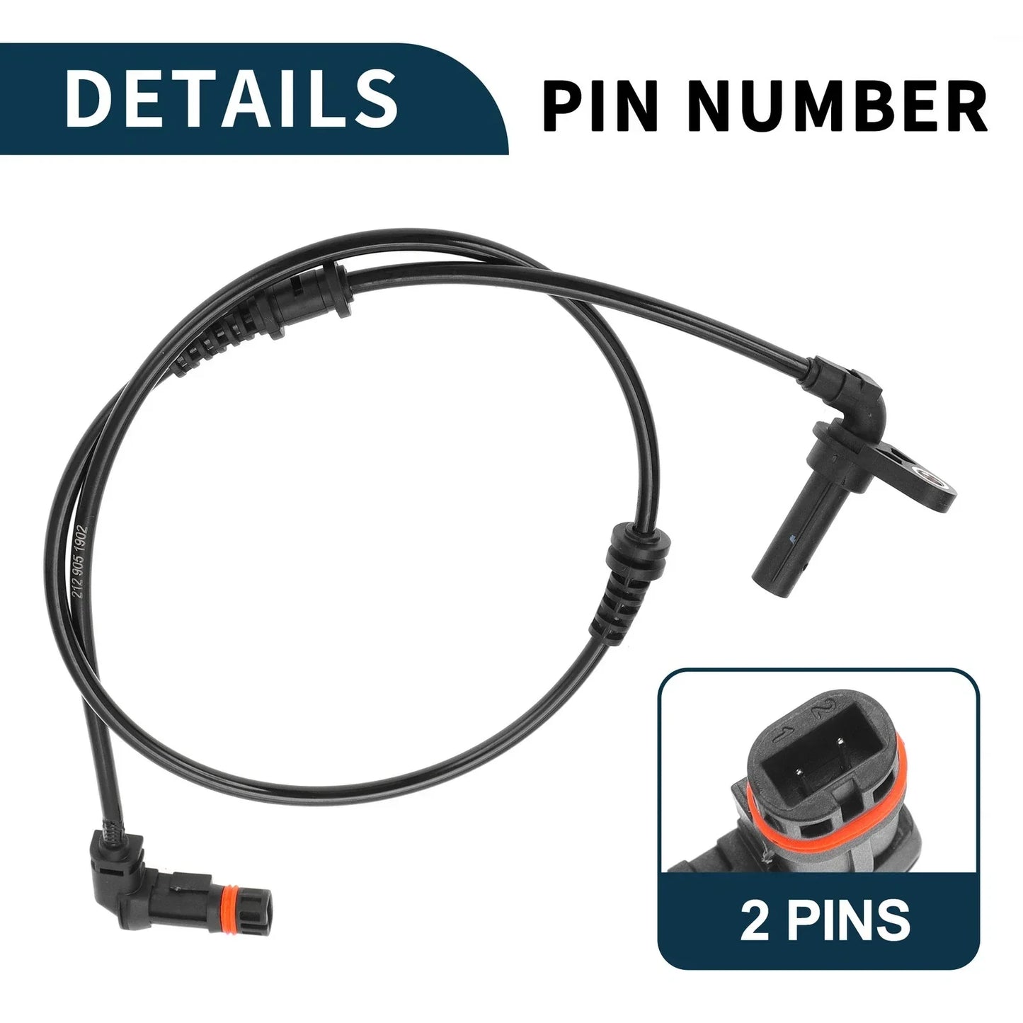 Front Left ABS Wheel Speed Sensor for Mercedes-Benz E-Class (2009-2016)