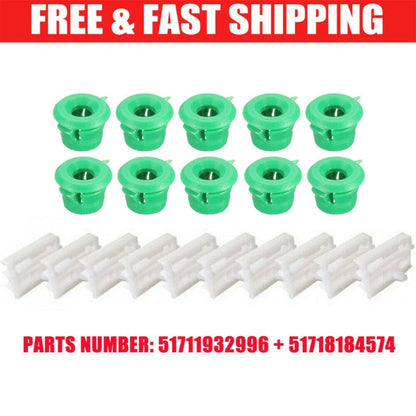 20x Sill Skirt Clips + 20x Rocker Moulding Clips for BMW E36/E46/E90