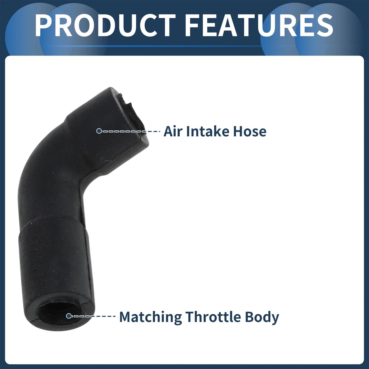 Engine Air Intake Hose for Mercedes-Benz C-Class C230 (2003-2005)