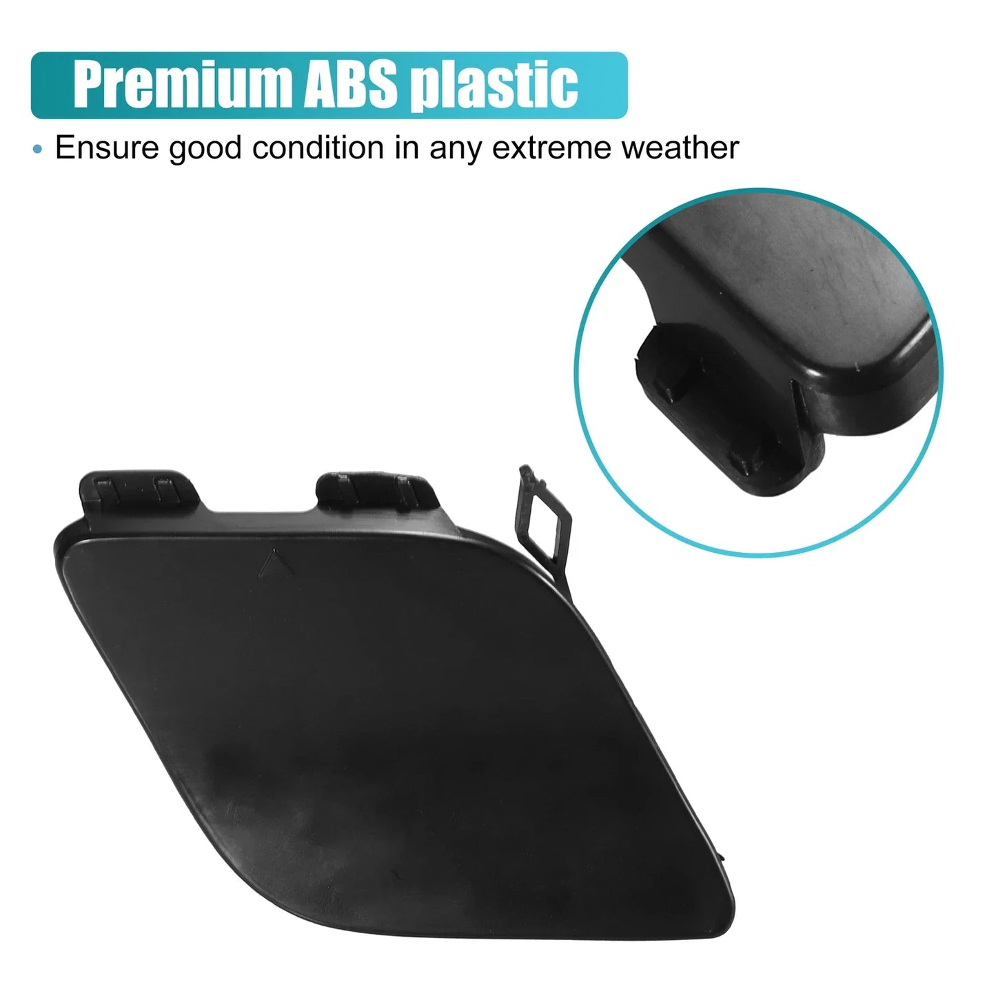 Unpainted Front Bumper Tow Hook Cover for Mercedes-Benz CLA-Class (2014-2023)