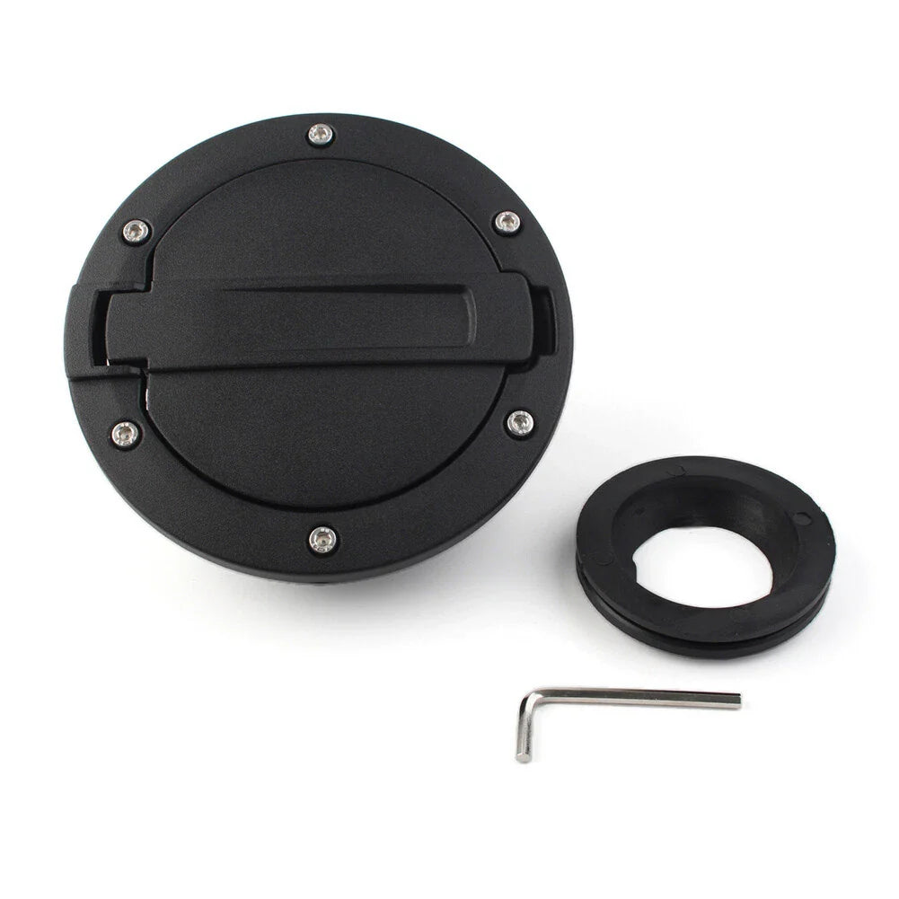 Black Fuel Filler Door Cover for Jeep Wrangler JK (2007-2017)