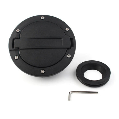Black Fuel Filler Door Cover for Jeep Wrangler JK (2007-2017)